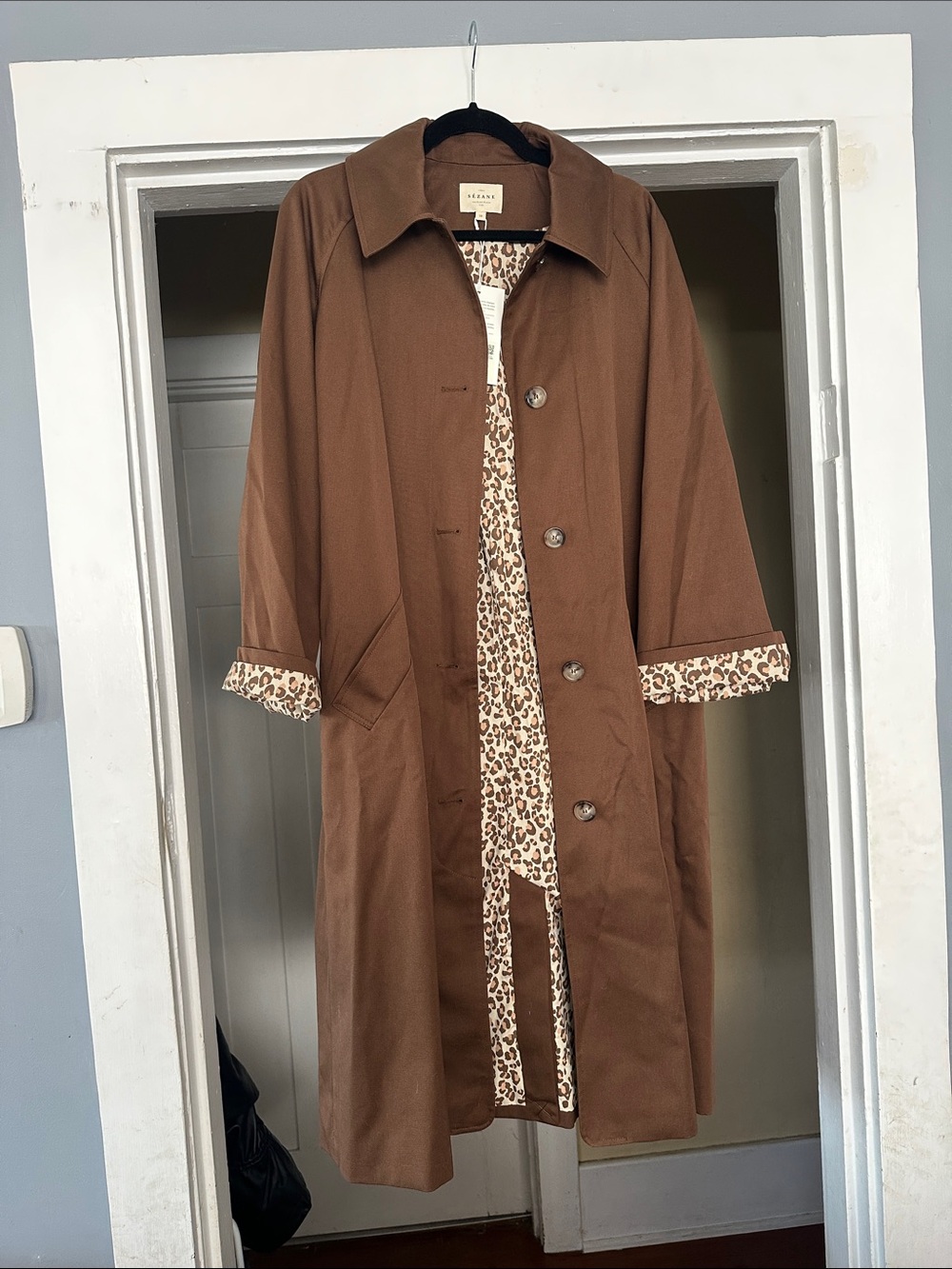 NWT Sezane Clyde Trench Coat